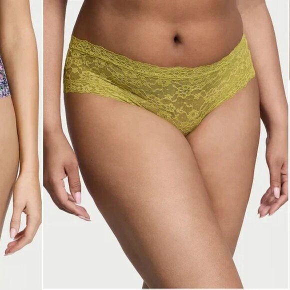Victoria’s Secret Lace Cheeky Panties 3-Pack L NWT Fall Floral Collection - Picture 3 of 3